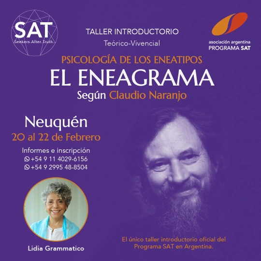 Introducción a la Psicología de los Eneatipos: El Eneagrama según Claudio Naranjo (Neuquén - Febrero 2026)