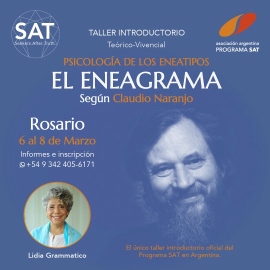 Introducción a la Psicología de los Eneatipos: El Eneagrama según Claudio Naranjo (Rosario- Marzo 2026)
