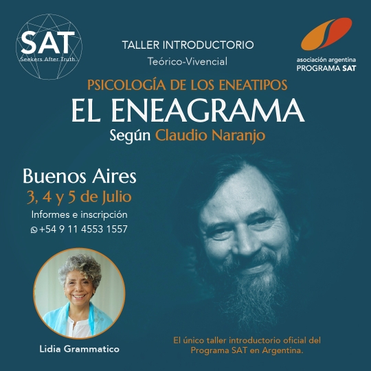 Introducción a la Psicología de los Eneatipos: El Eneagrama según Claudio Naranjo (Buenos Aires - Julio 2026)