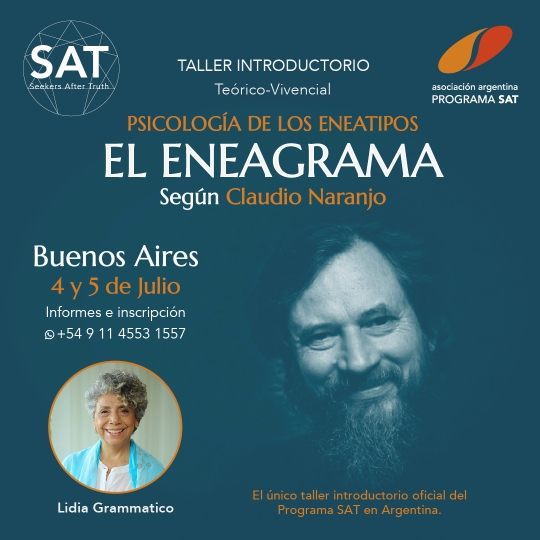 Introducción a la Psicología de los Eneatipos: El Eneagrama según Claudio Naranjo (Buenos Aires - Julio 2026)