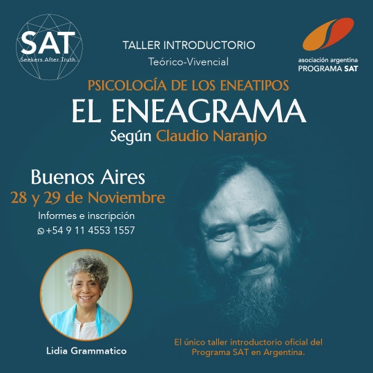 Introducción a la Psicología de los Eneatipos: El Eneagrama según Claudio Naranjo (Buenos Aires - Noviembre 2026)